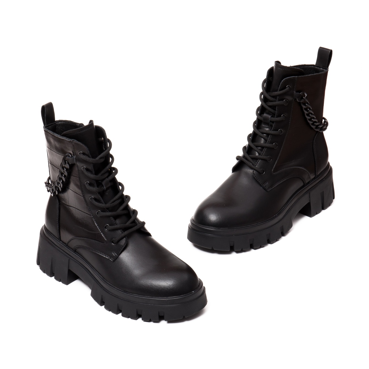 Ghete dama Karisma din piele, V4VA30021 01-N - imagine 2