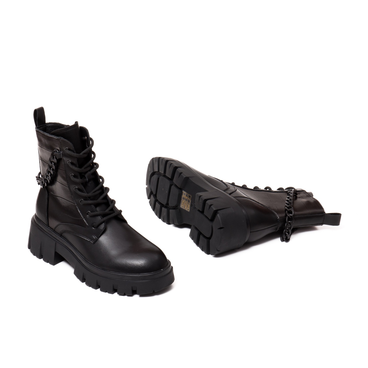 Ghete dama Karisma din piele, V4VA30021 01-N - imagine 5