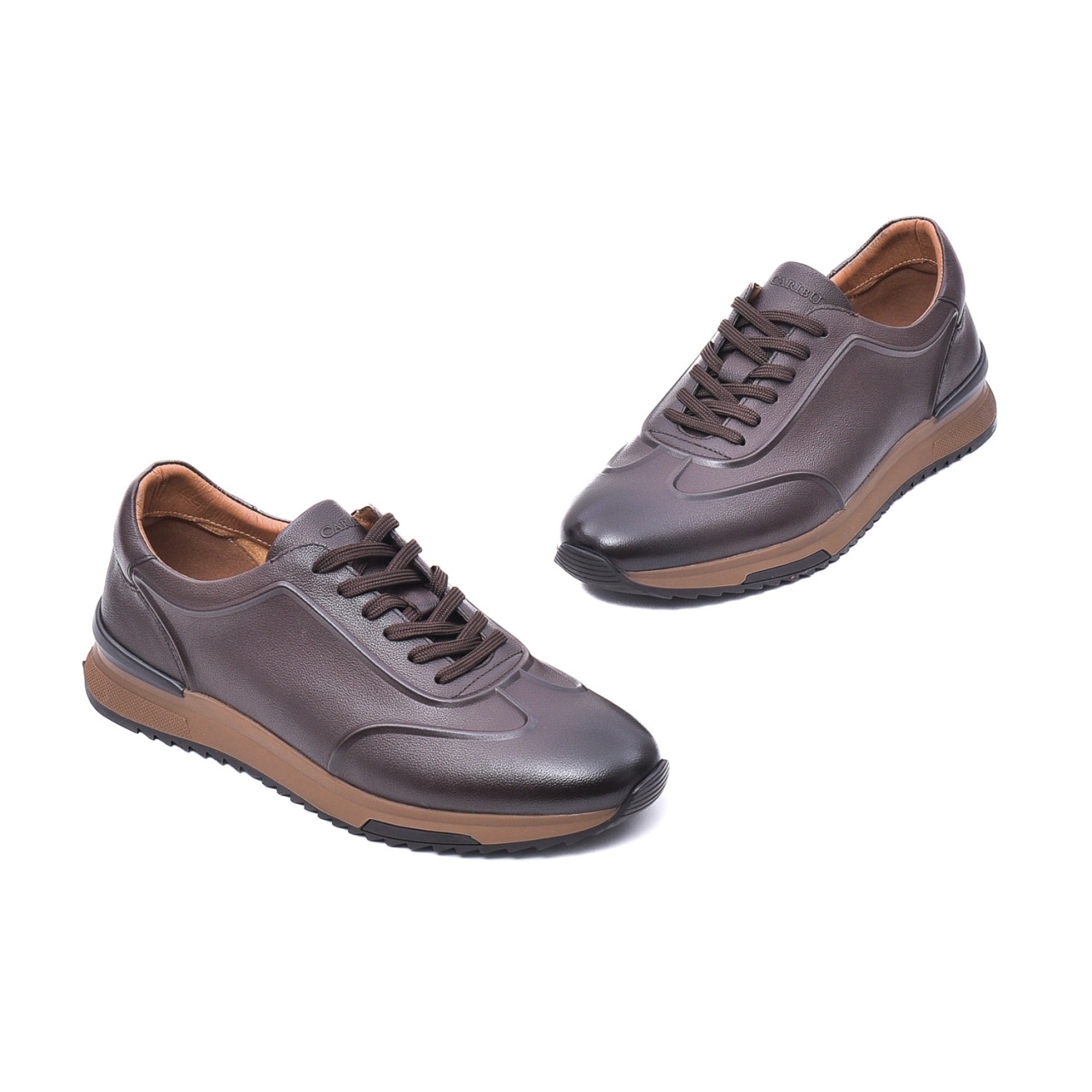 Pantofi barbati casual, piele naturala, 3M06002D32 C4-N, maro - imagine 2