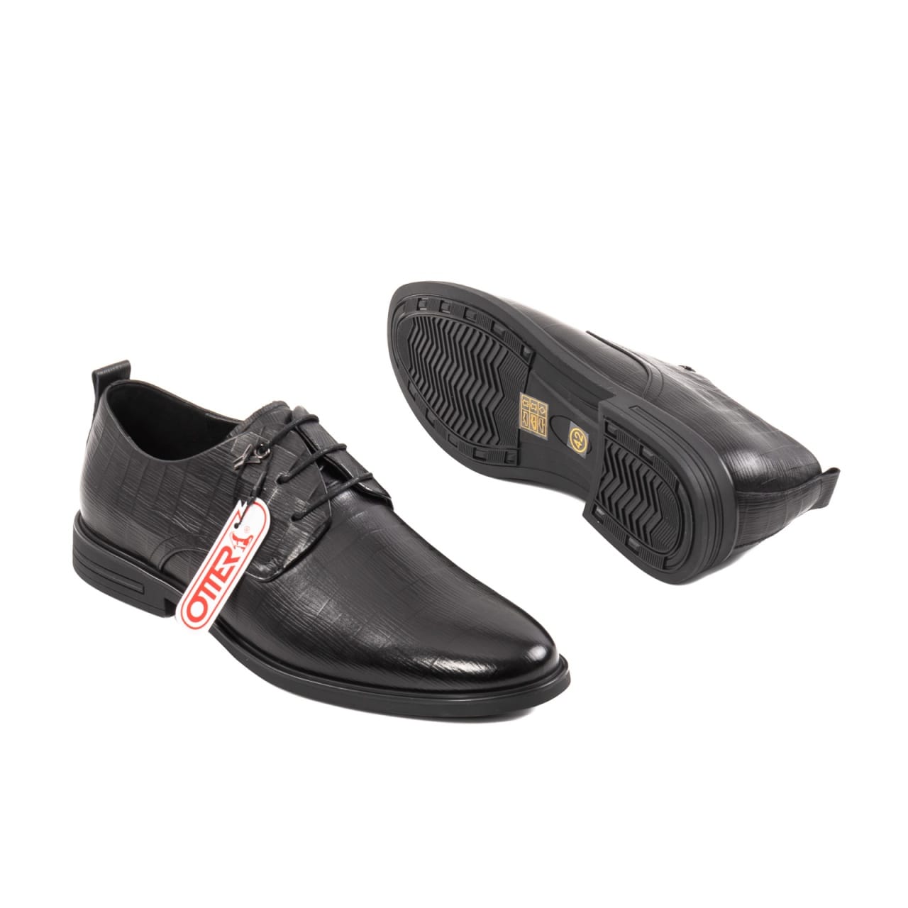 Pantofi eleganti barbati, piele naturala, E6L99399 01-N, negru - imagine 4