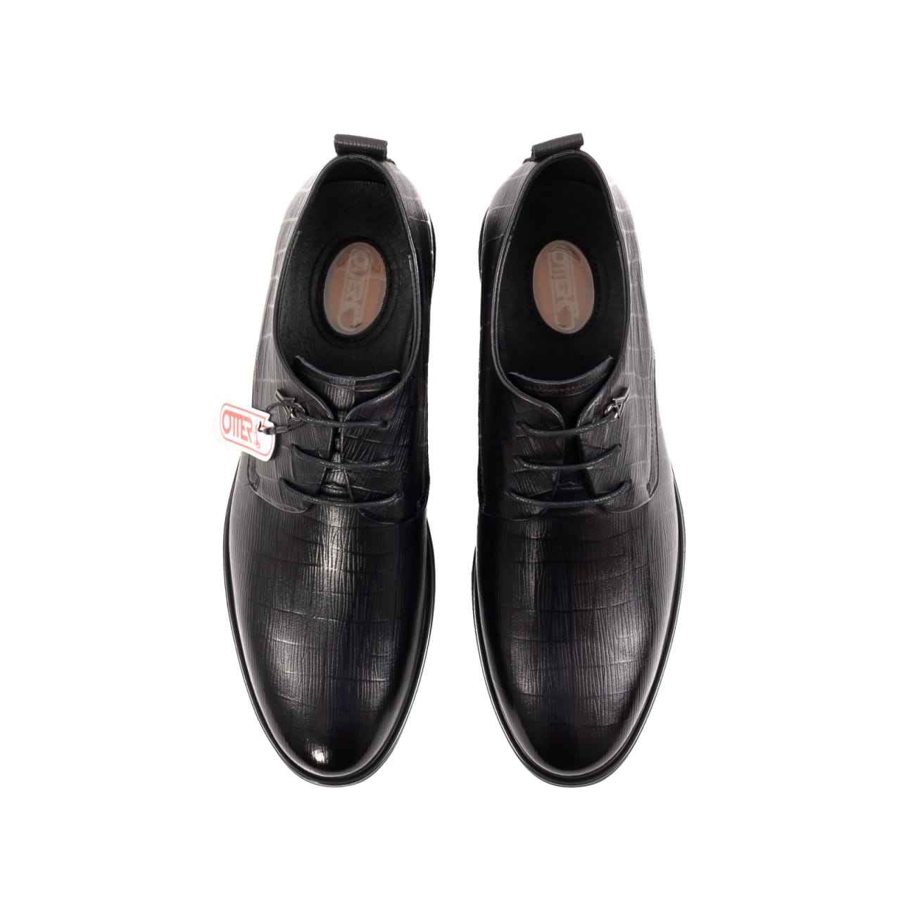 Pantofi eleganti barbati, piele naturala, E6L99399 01-N, negru - imagine 6