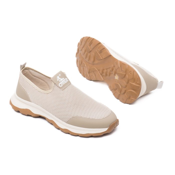 Pantofi barbati casual, textil, V2V260003C-03, bej - imagine 4