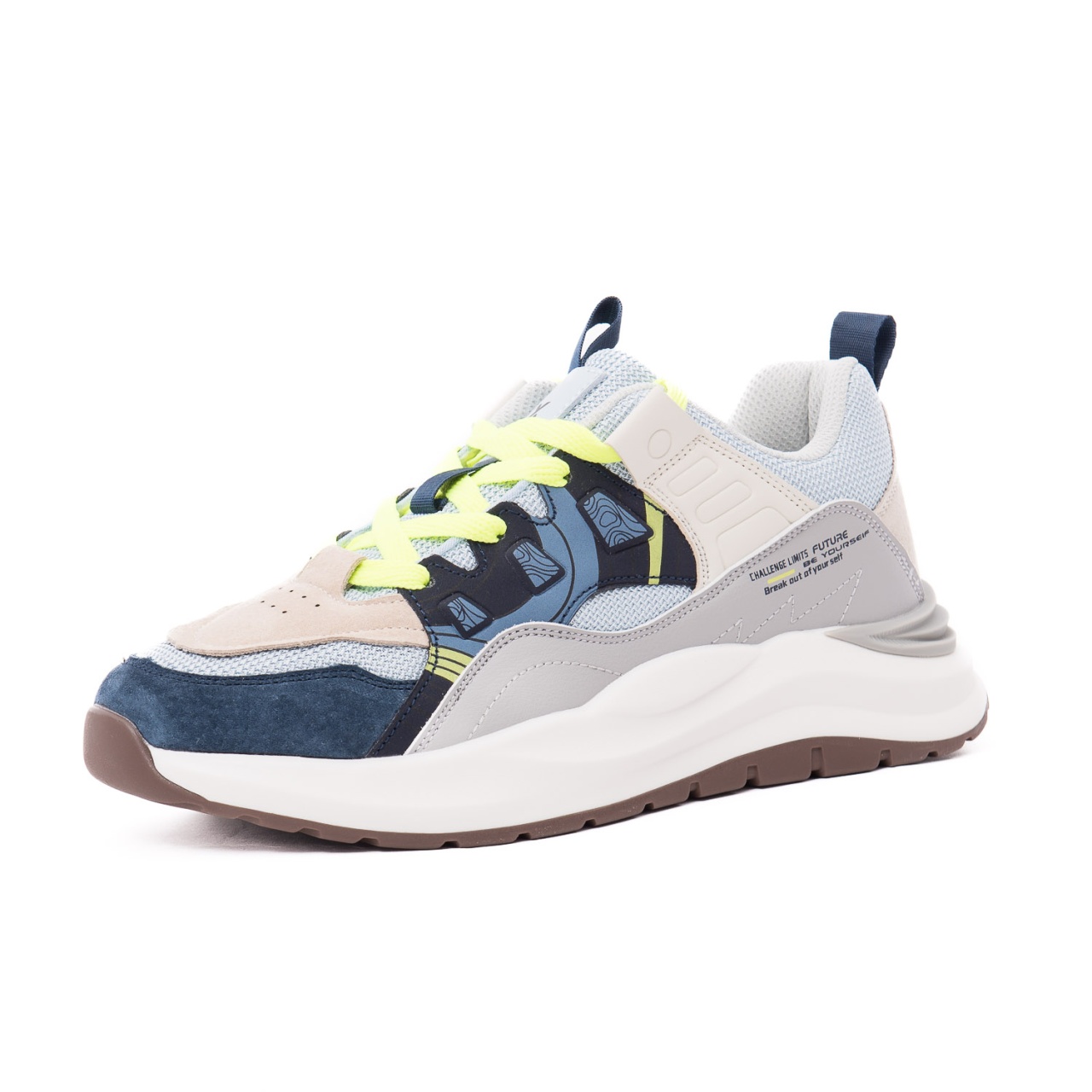 Pantofi sport bărbătești GRYXX, 7FBKY26005-1A H1-Z din piele naturala, gri