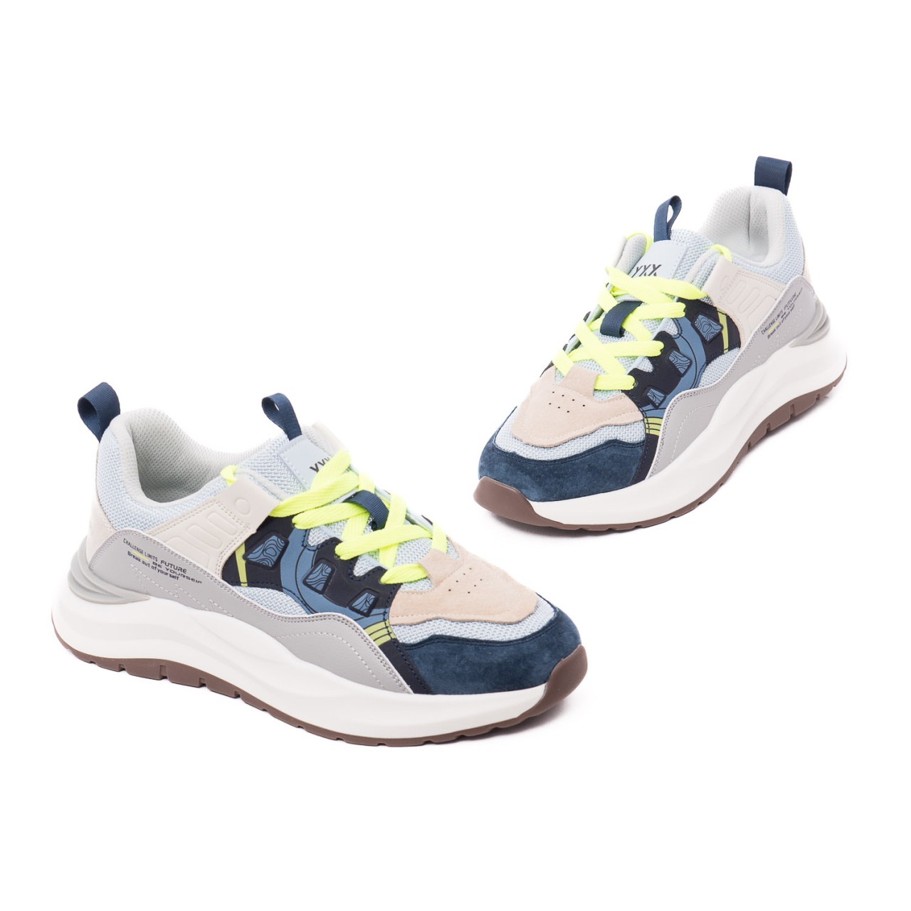 Pantofi sport bărbătești GRYXX, 7FBKY26005-1A H1-Z din piele naturala, gri - imagine 2