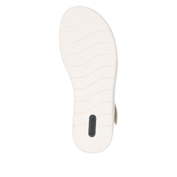 Sandale dama casual, Remonte D2044-60 din piele naturala, crem - imagine 8