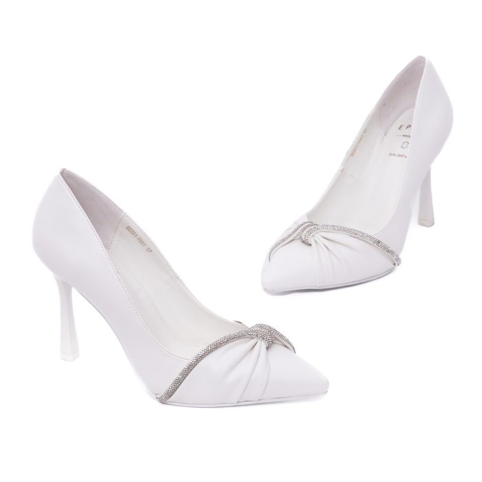 Pantofi dama din material sintetic, Epica, 8VH2281-V901 13-S, alb - imagine 2