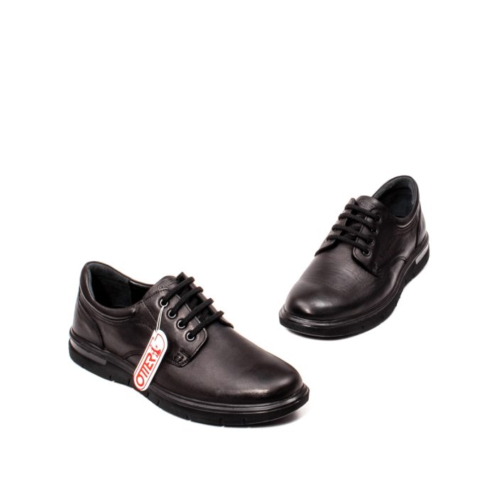 Pantofi barbati casual, Otter OT2804, negru - imagine 5