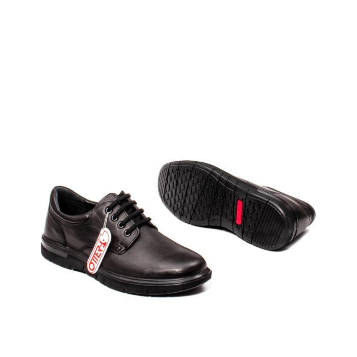 Pantofi barbati casual, Otter OT2804, negru - imagine 3