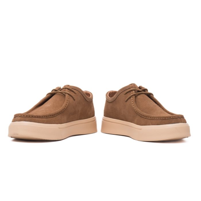 Pantofi barbati din piele naturala nabuc, Battisto Lascari, PCT-3, maro - imagine 5