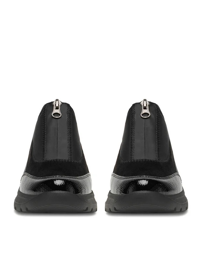 Pantofi dama casual din material textil, Remonte, D2V01-04, negru - imagine 3