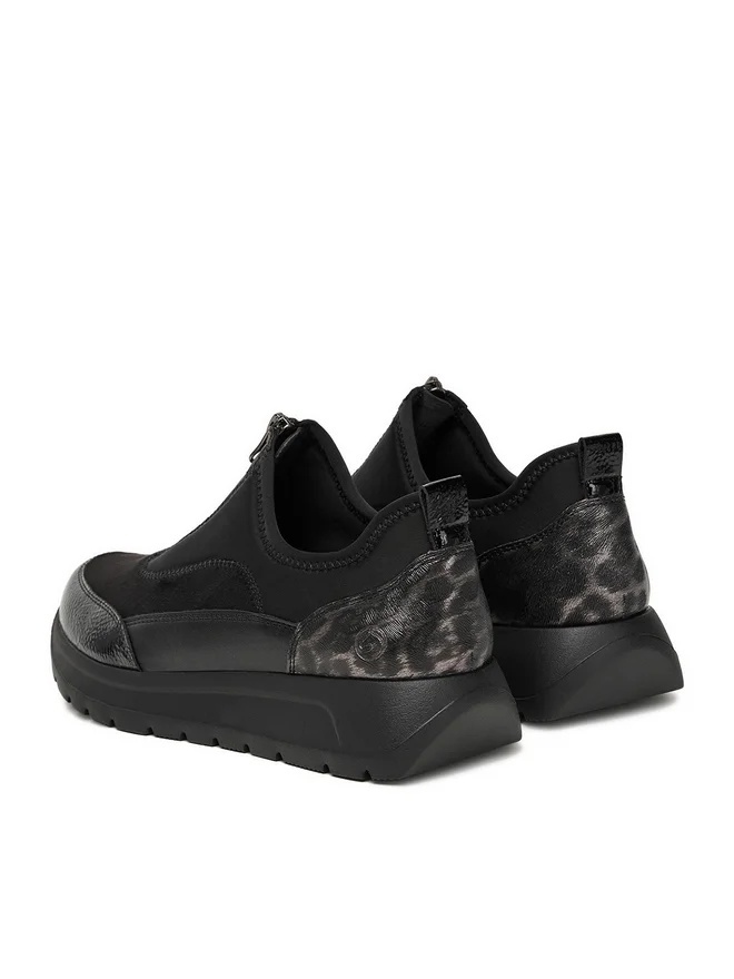 Pantofi dama casual din material textil, Remonte, D2V01-04, negru - imagine 5