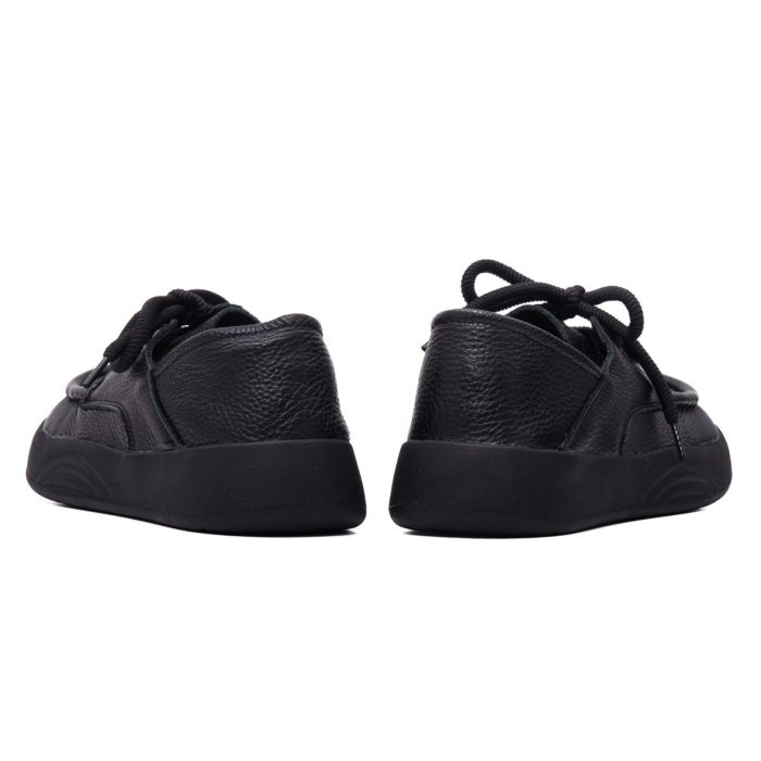 Pantofi dama din piele naturala, Feeling, 60782, negru - imagine 6