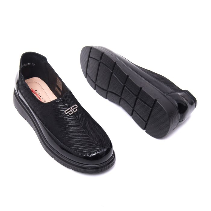 Pantofi dama eleganti din piele naturala lacuita, PASS Collection, M5M570003C 01-I - imagine 3