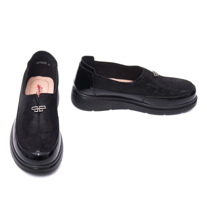 Pantofi dama eleganti din piele naturala lacuita, PASS Collection, M5M570003C 01-I - imagine 4