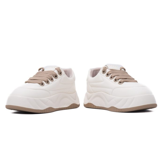 Pantofi dama sport din piele naturala, Feeling, 9927, alb - imagine 5