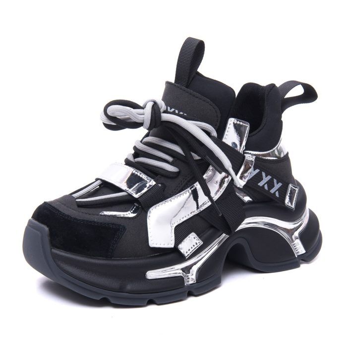 Pantofi dama sport din piele naturala, Gryxx, 6LMQ70008A 01-Z