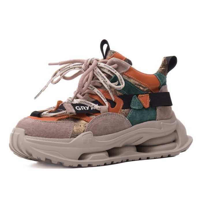 Ghete dama din piele, Gryxx, 3O36889B 97-Z, multicolor