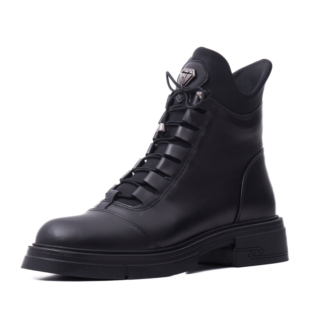 Ghete dama din piele naturala, Dogati 6001, negru