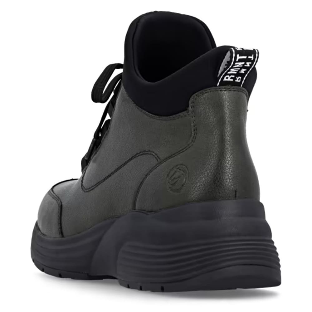 Ghete damă verzi Remonte D6679-52 cu șiret și fermoar, confort termic - imagine 3