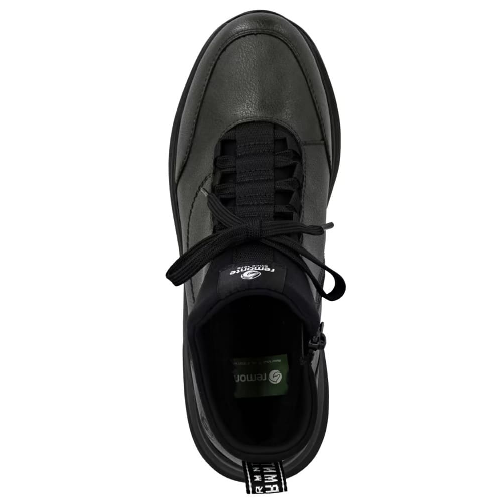 Ghete damă verzi Remonte D6679-52 cu șiret și fermoar, confort termic - imagine 4