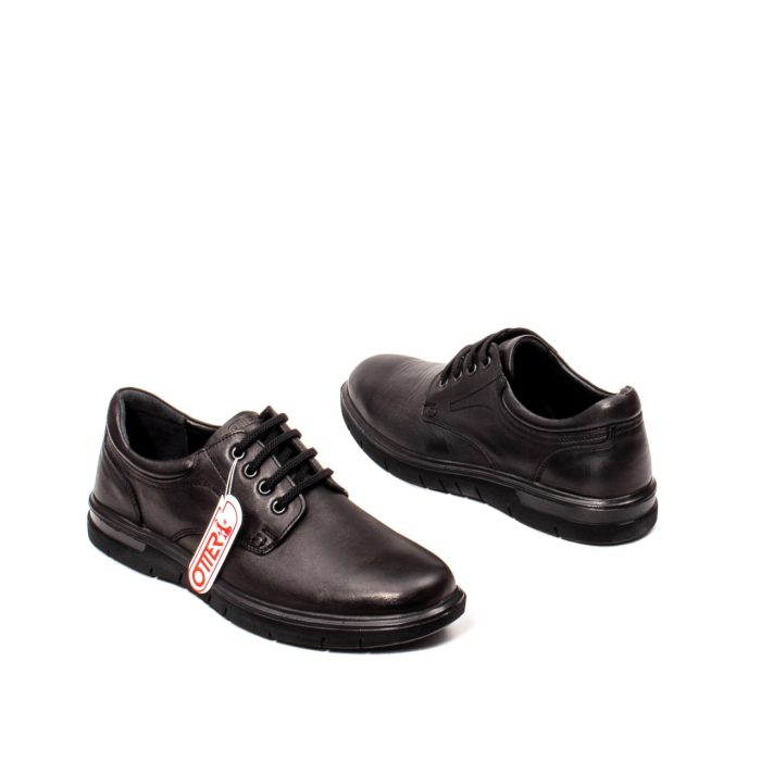 Pantofi barbati casual, Otter OT2804, negru - imagine 2