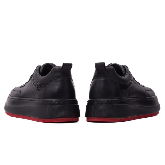 Pantofi barbati din piele naturala, Otter, E6E670016A 01-N, negru - imagine 6