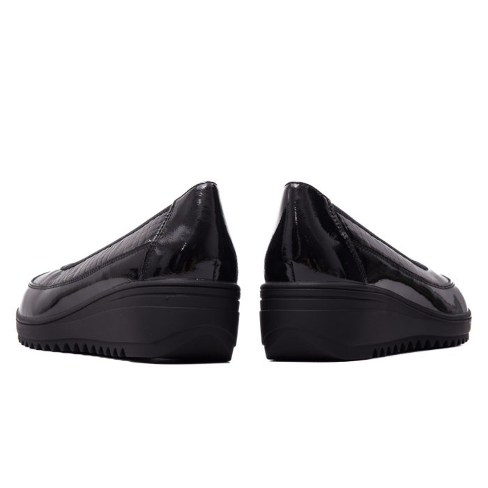 Pantofi dama din piele naturala lacuita, Karisma, V4VA60006A 01-O, negru - imagine 6