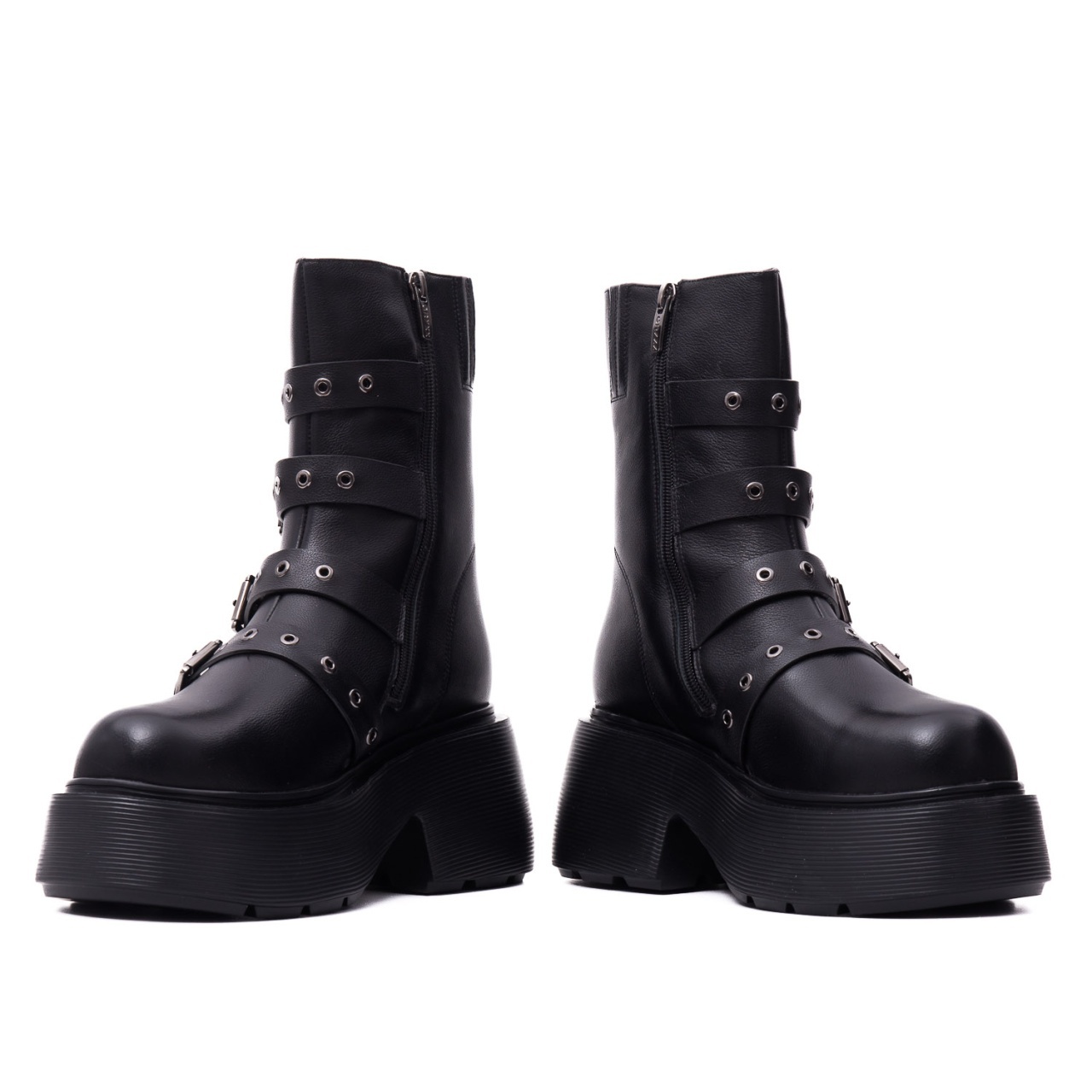 Bocanci dama din piele naturala, Gryxx 9C1522-3613-N379J 01-N, negru - imagine 5