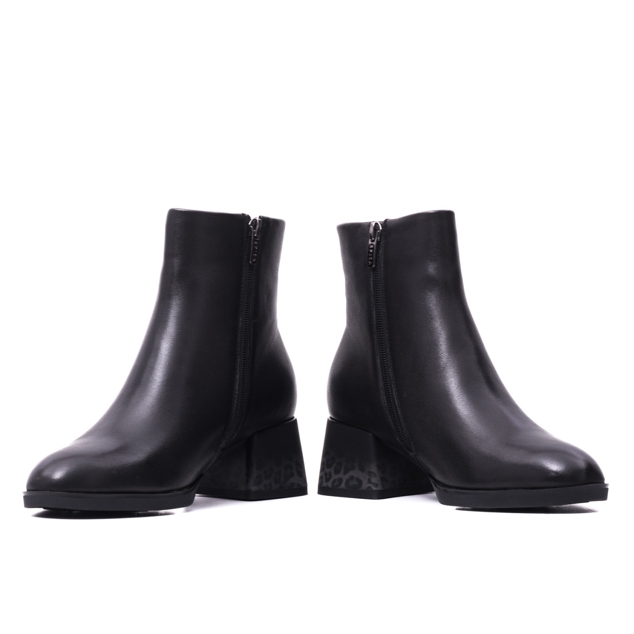 Botine dama din piele naturala, Epica, JIJI70034B 01-N, negru - imagine 5