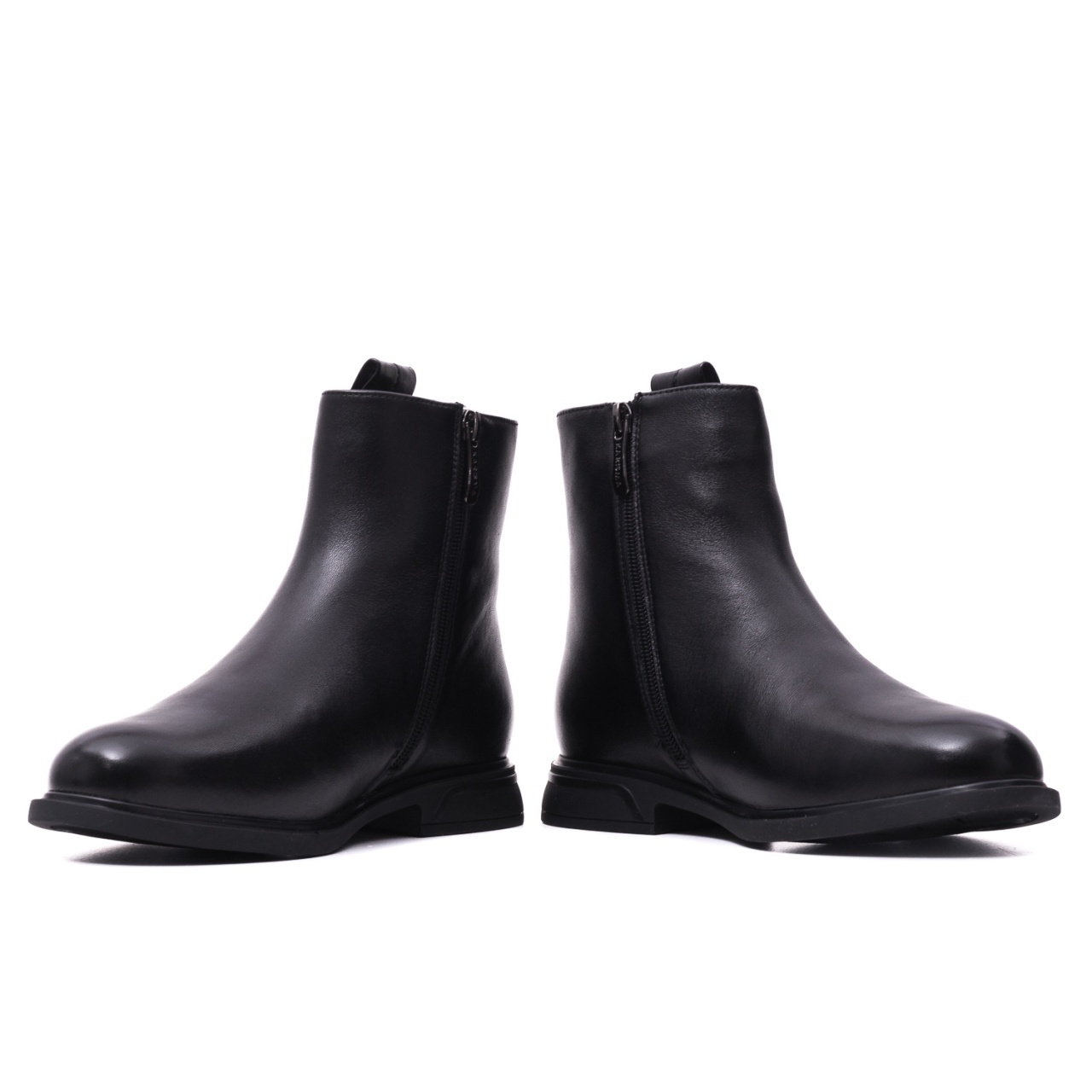 Botine dama din piele naturala, Karisma, H3DL70014A 01-N, negru - imagine 5