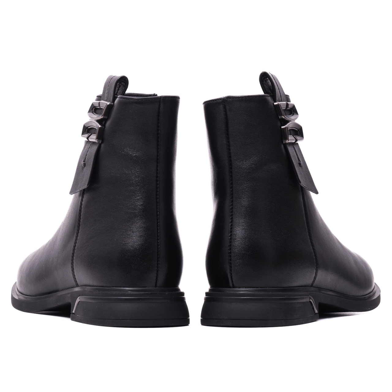 Botine dama din piele naturala, Karisma, H3DL70014A 01-N, negru - imagine 6