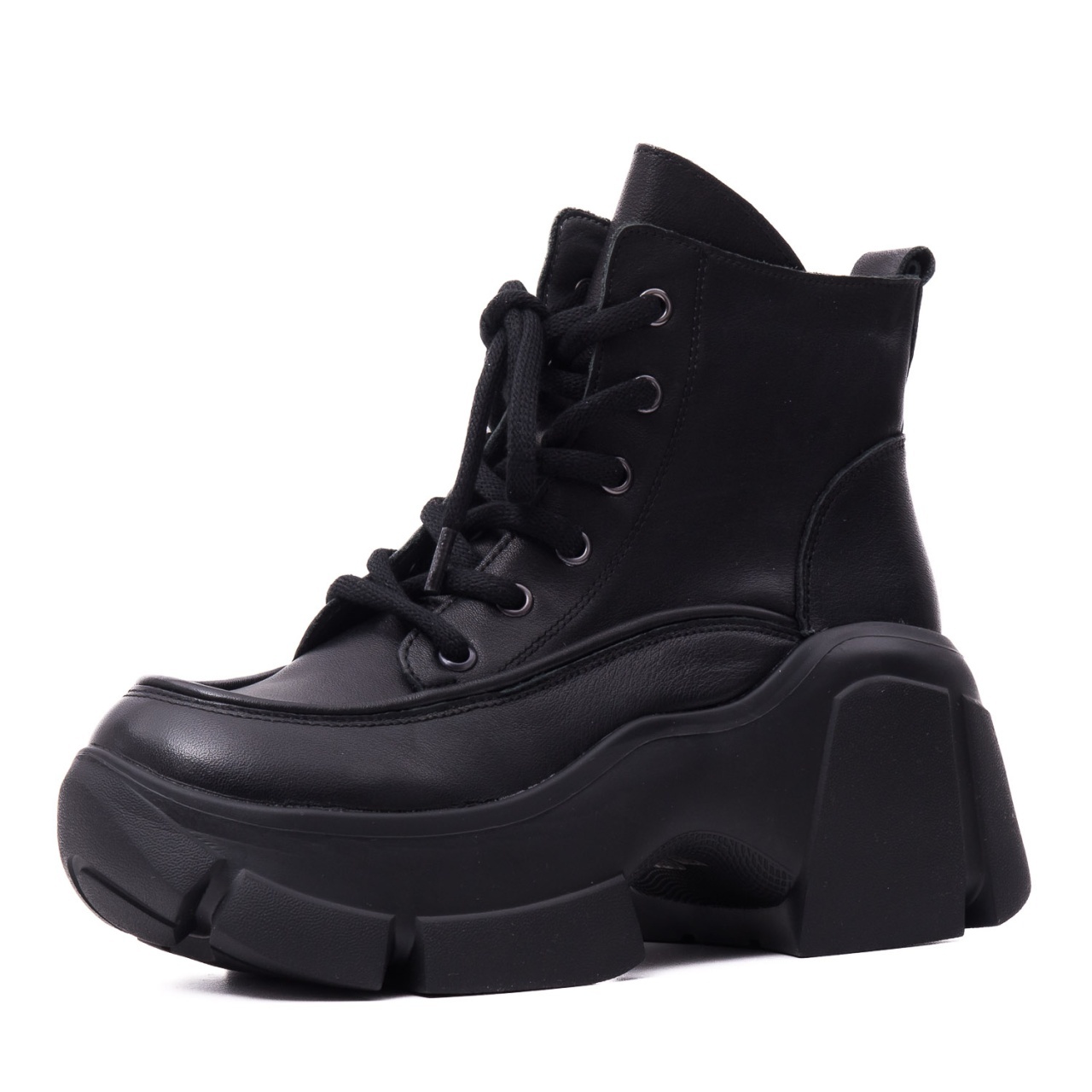 Ghete dama din piele naturala, Gryxx 3O68216 01-N, negru