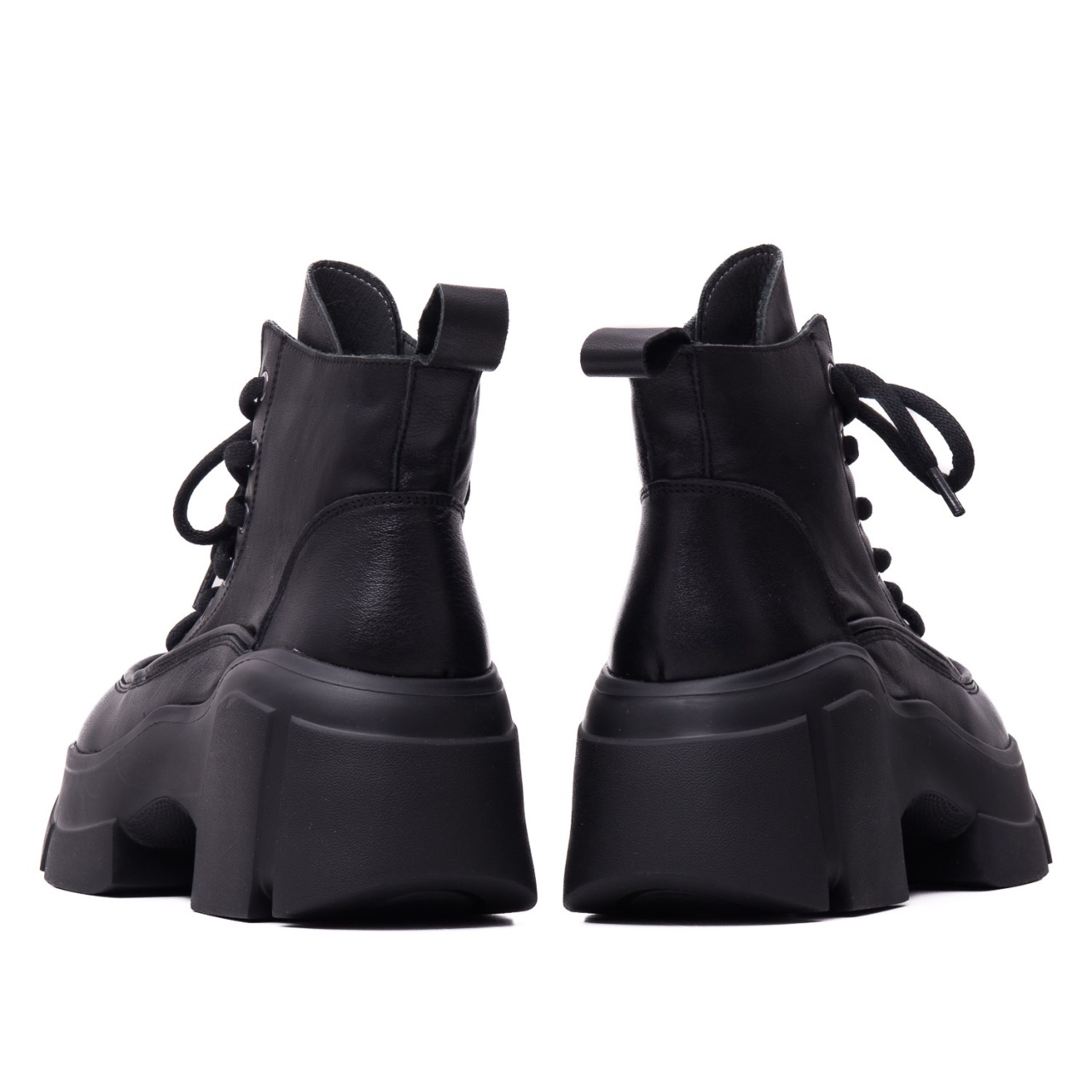 Ghete dama din piele naturala, Gryxx 3O68216 01-N, negru - imagine 6