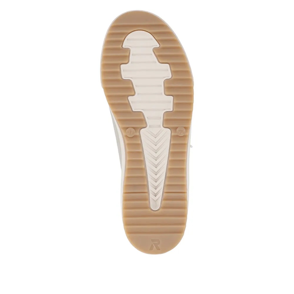 Ghete tip sneakers din piele naturala,W0164-60, bej - imagine 10