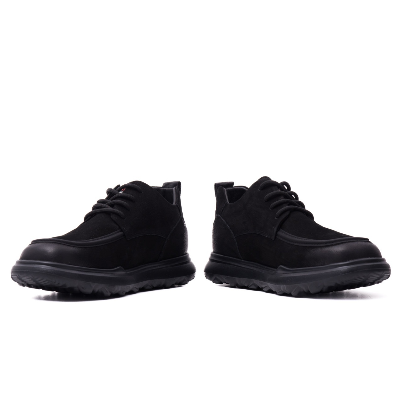 Pantofi barbati din piele naturala nabuc, Otter, 7CCJ70007A 01-2, negru - imagine 5