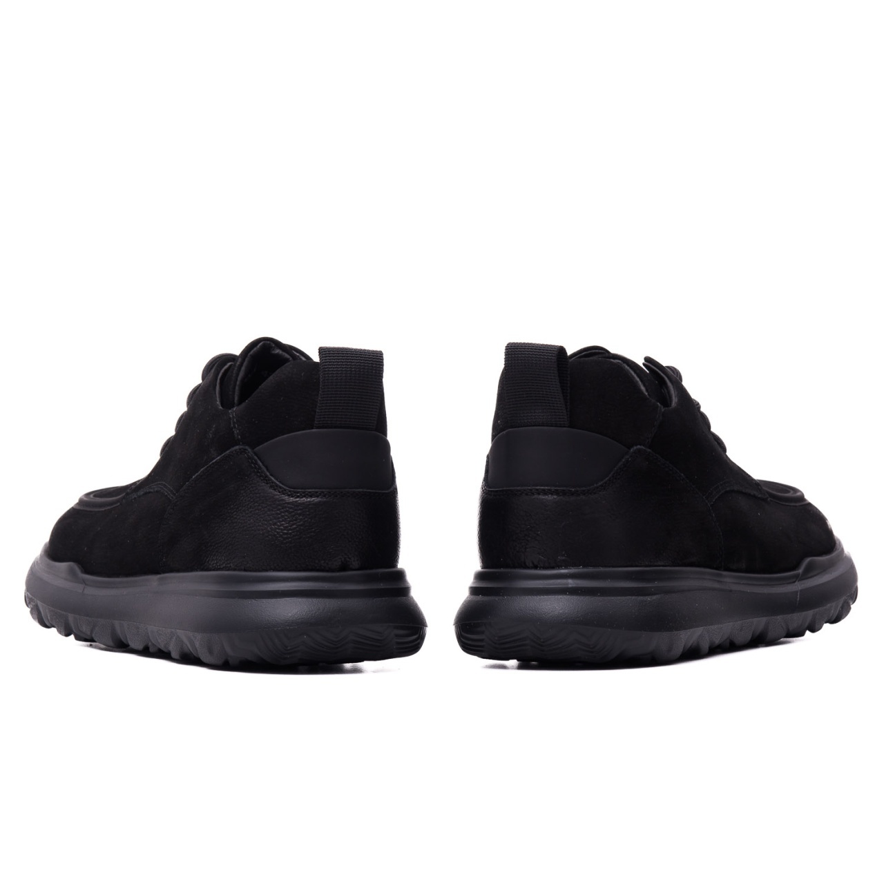 Pantofi barbati din piele naturala nabuc, Otter, 7CCJ70007A 01-2, negru - imagine 6