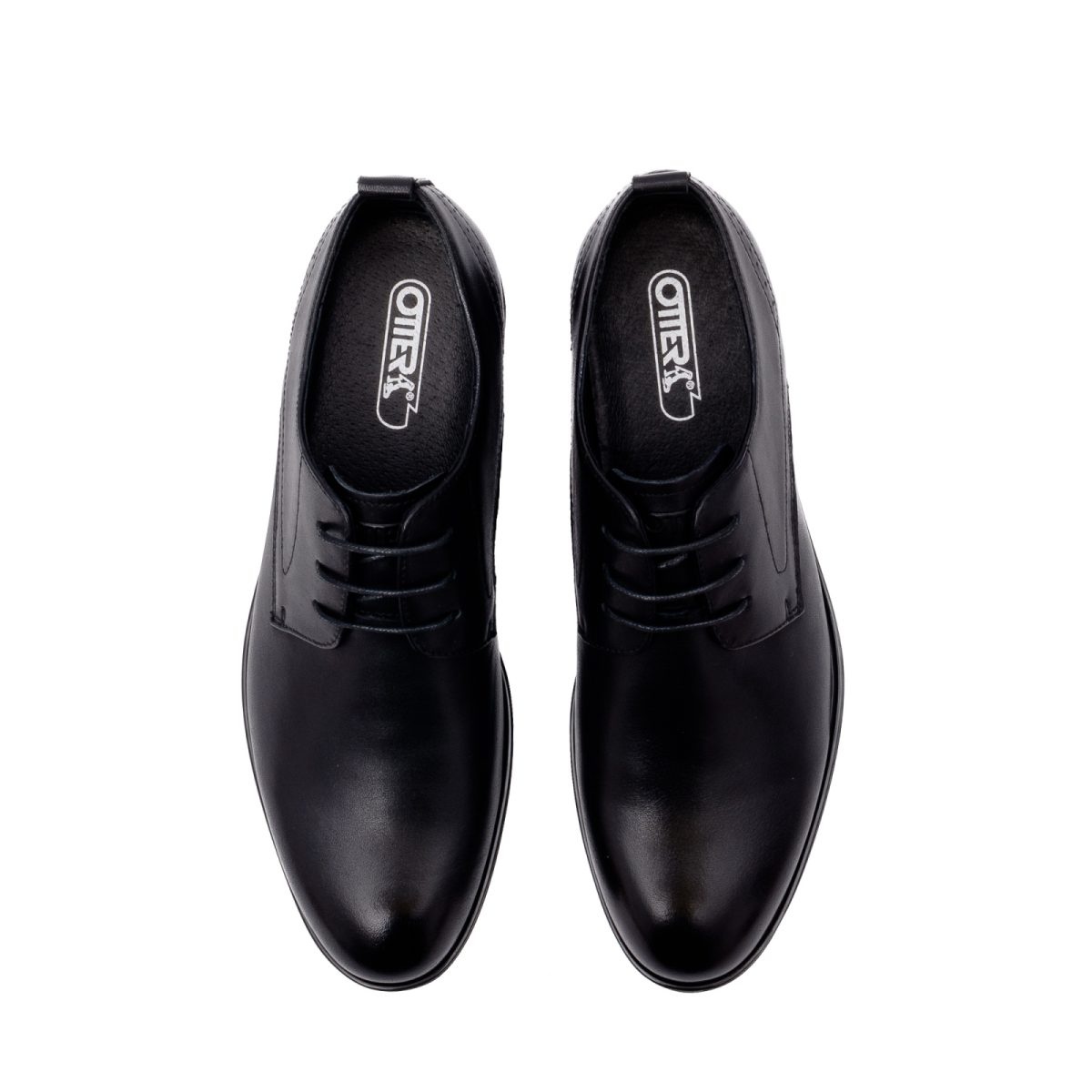 Pantofi Otter eleganti, piele naturala, E6E620006A 01-N, negru - imagine 6