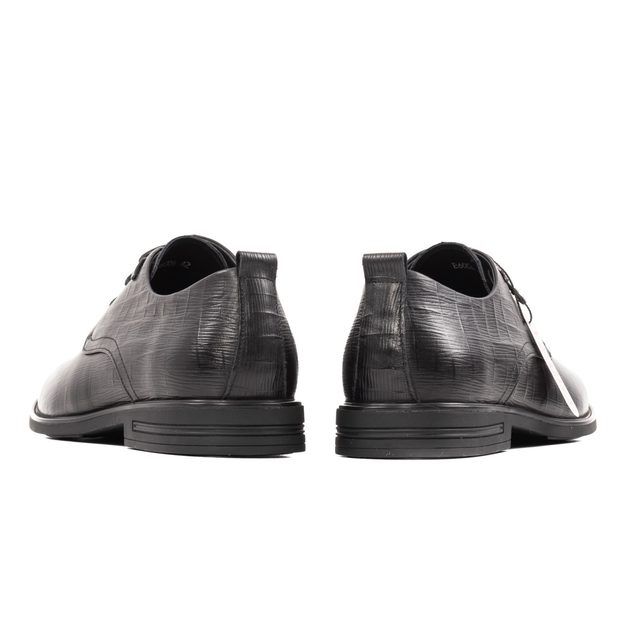 Pantofi Otter eleganti, piele naturala, E6L99399 01-N, negru - imagine 7