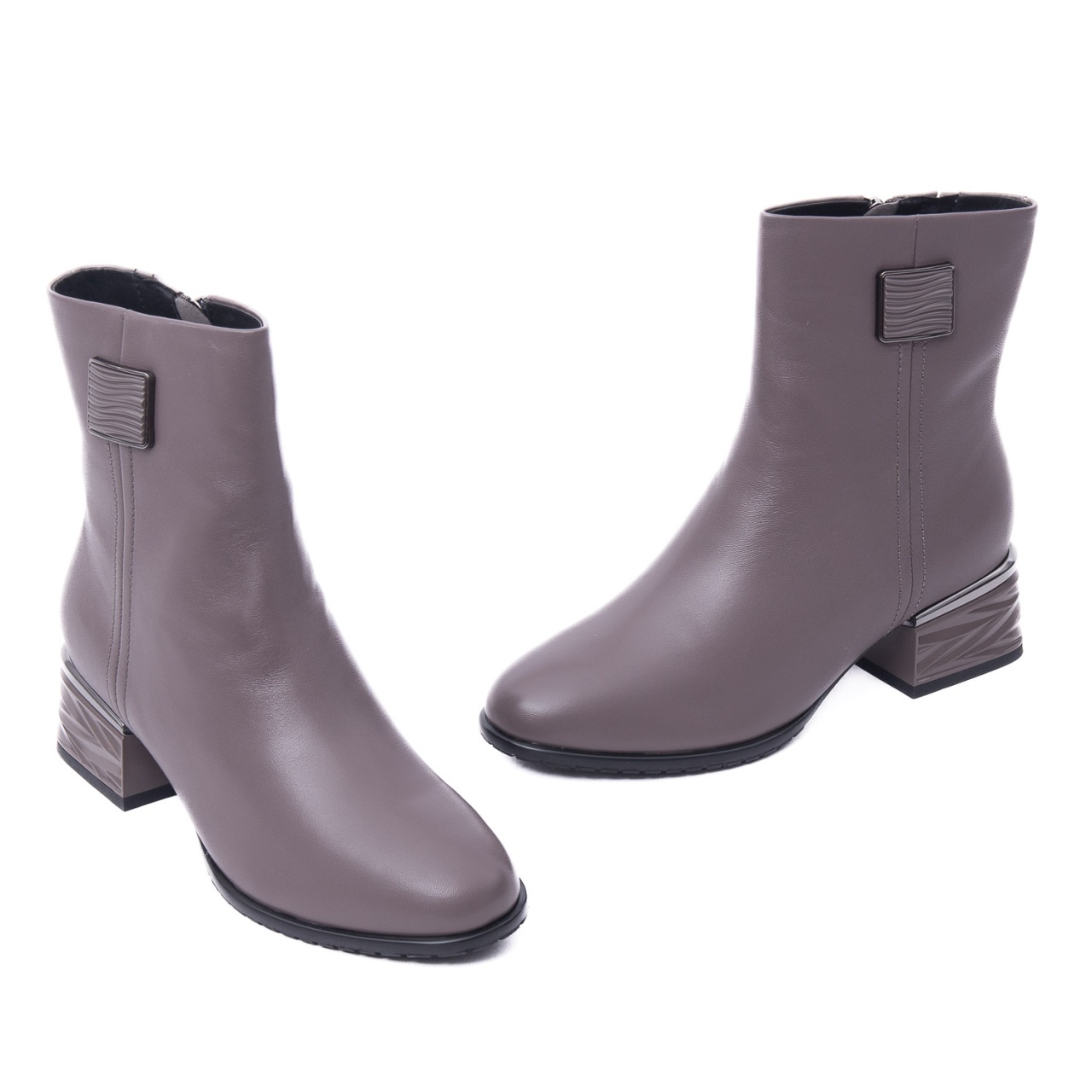 Botine dama Feeling piele naturala 25-133-02 - imagine 2