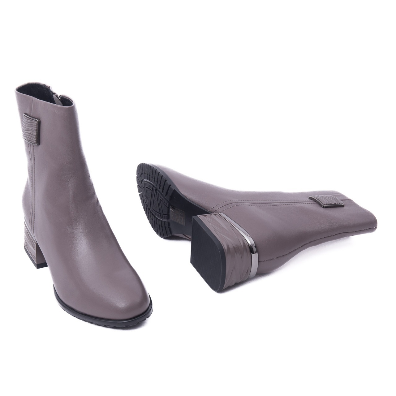 Botine dama Feeling piele naturala 25-133-02 - imagine 3