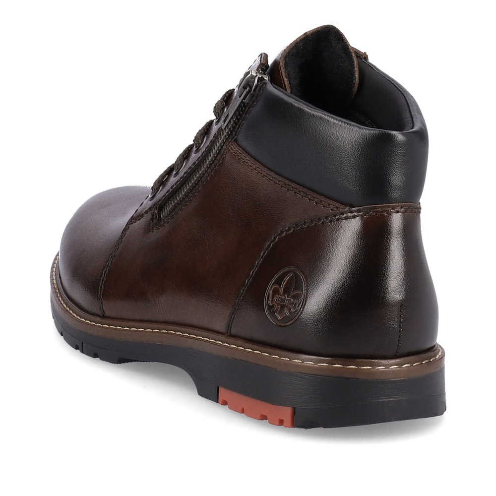 Ghete barbati piele naturala Rieker Havanna, 10502-25 - imagine 10