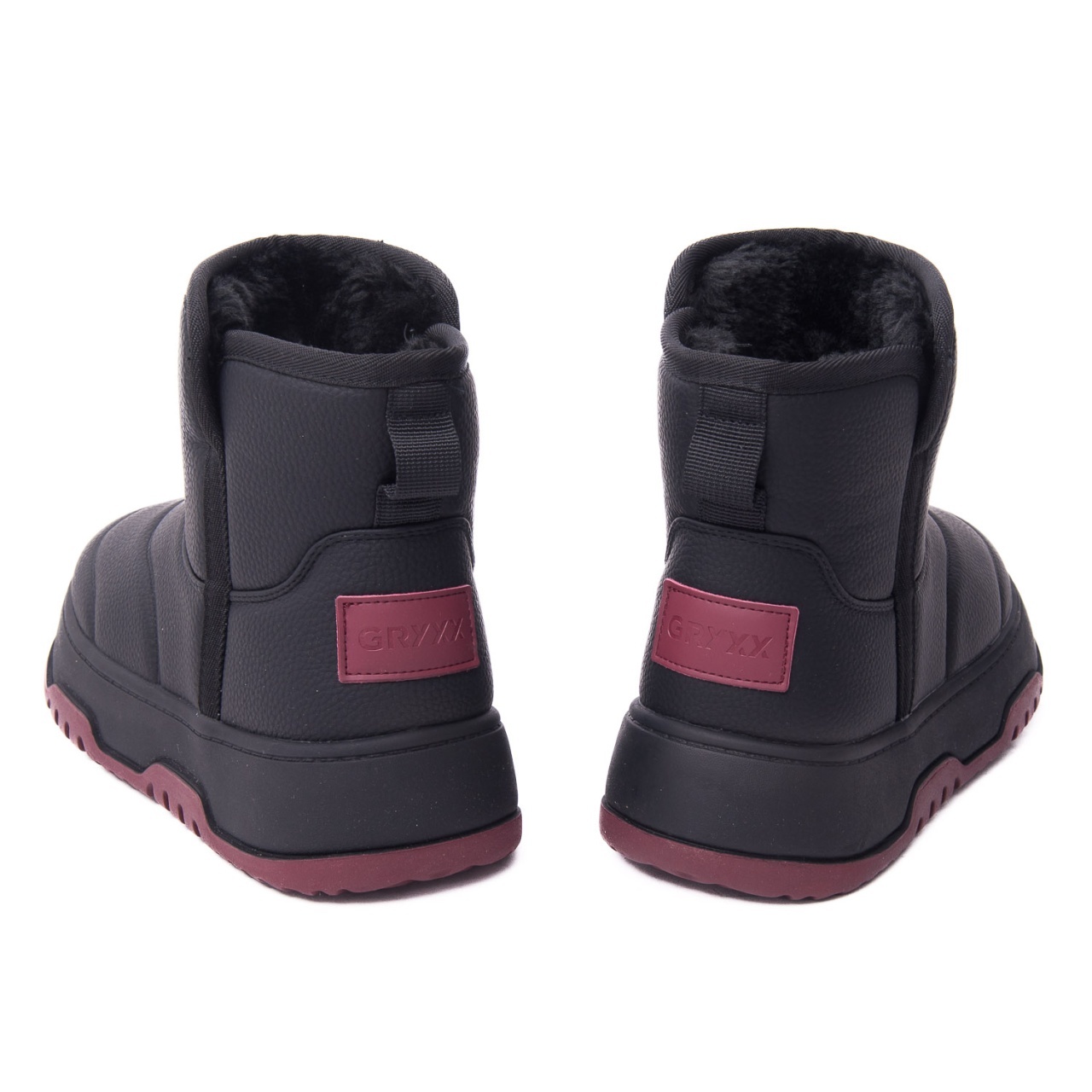 Ghete dama din material sintetic, Gryxx 7R623D82-8R10 01-S, negru - imagine 8